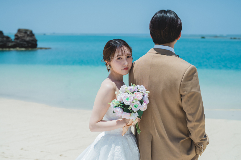 まるで絵に描いたような穏やかな海で撮影スタート