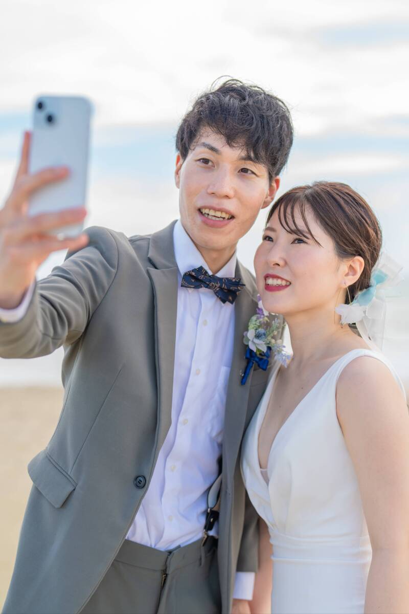 撮影の合間には