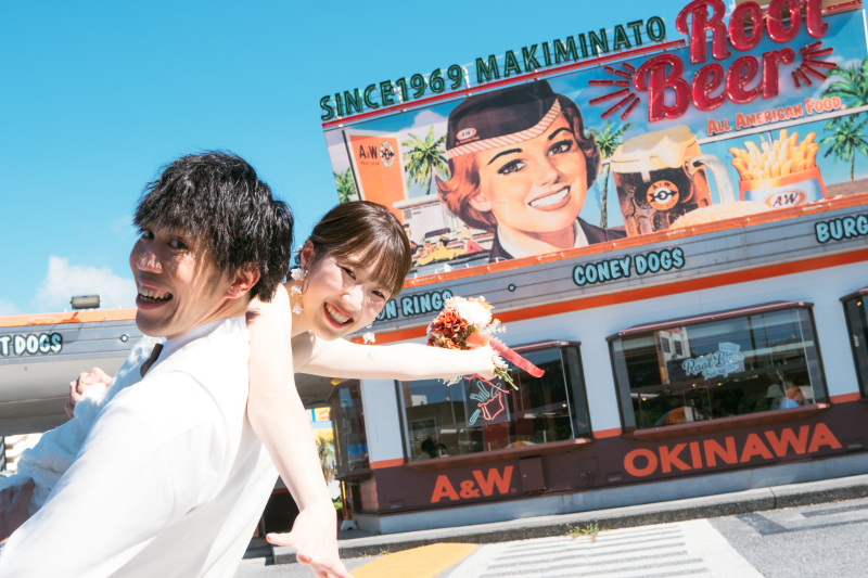 【ビーチ100カット＋撮影地指定】A&Wで楽しく笑顔で撮影しました＾＾