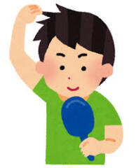 新郎ヘアセット