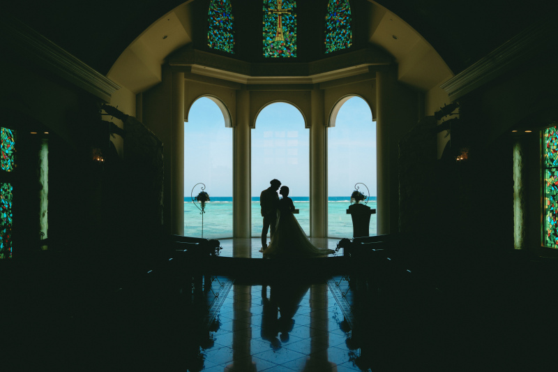 海の見えるチャペルで叶えるフォトウェディング