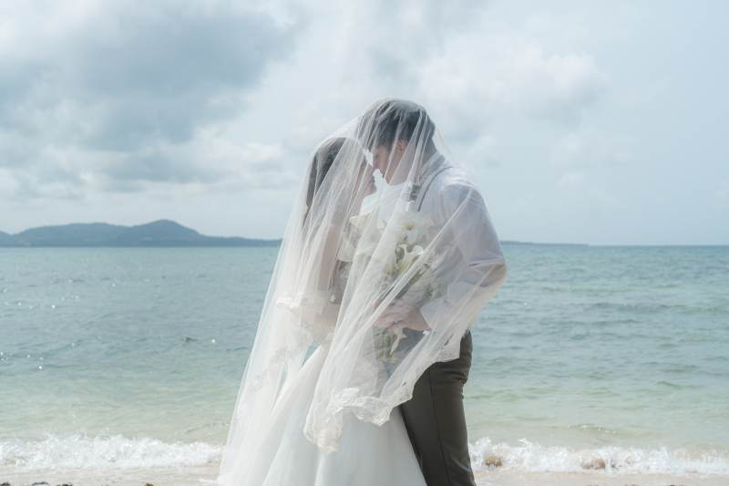 【チャペル撮影プラン】天然ビーチ＆海の見えるチャペル撮影コミコミ150カット◉全データ納品｜衣装｜ヘアメイク込み《追加料金不要》
