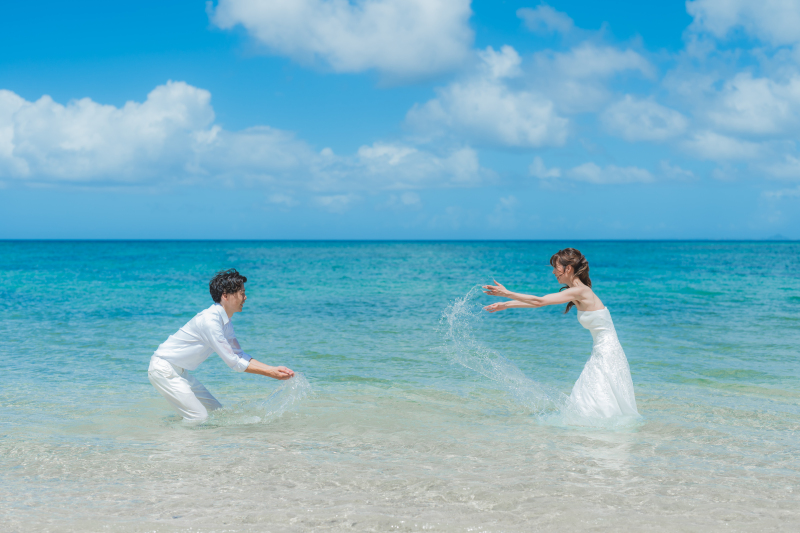 【熱田ビーチ＆ウォーターイン＆ドローン撮影コミコミ125カット】☆全データ納品｜衣裳｜ヘアメイク付き《追加料金不要》