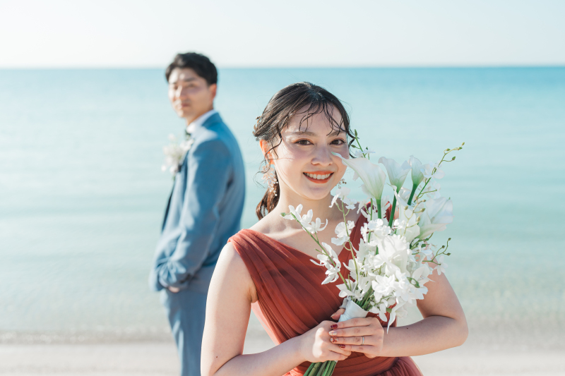 【ビーチ＆グリーン撮影コミコミ150カット】⭐︎全データ納品｜衣裳｜ヘアメイク付き《追加料金不要・全ての衣装から選べる》