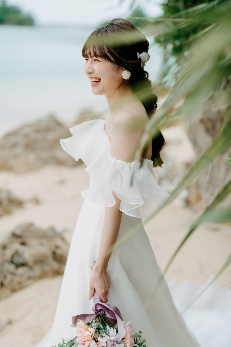 ソロウエディングが叶う！天然ビーチ撮影＊コミコミ50カットプランプロフェッショナルチームが「いま、最高のわたし」をプロデュース！