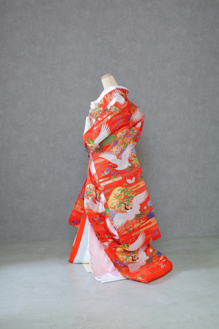 N-448【遠山飛鶴文】