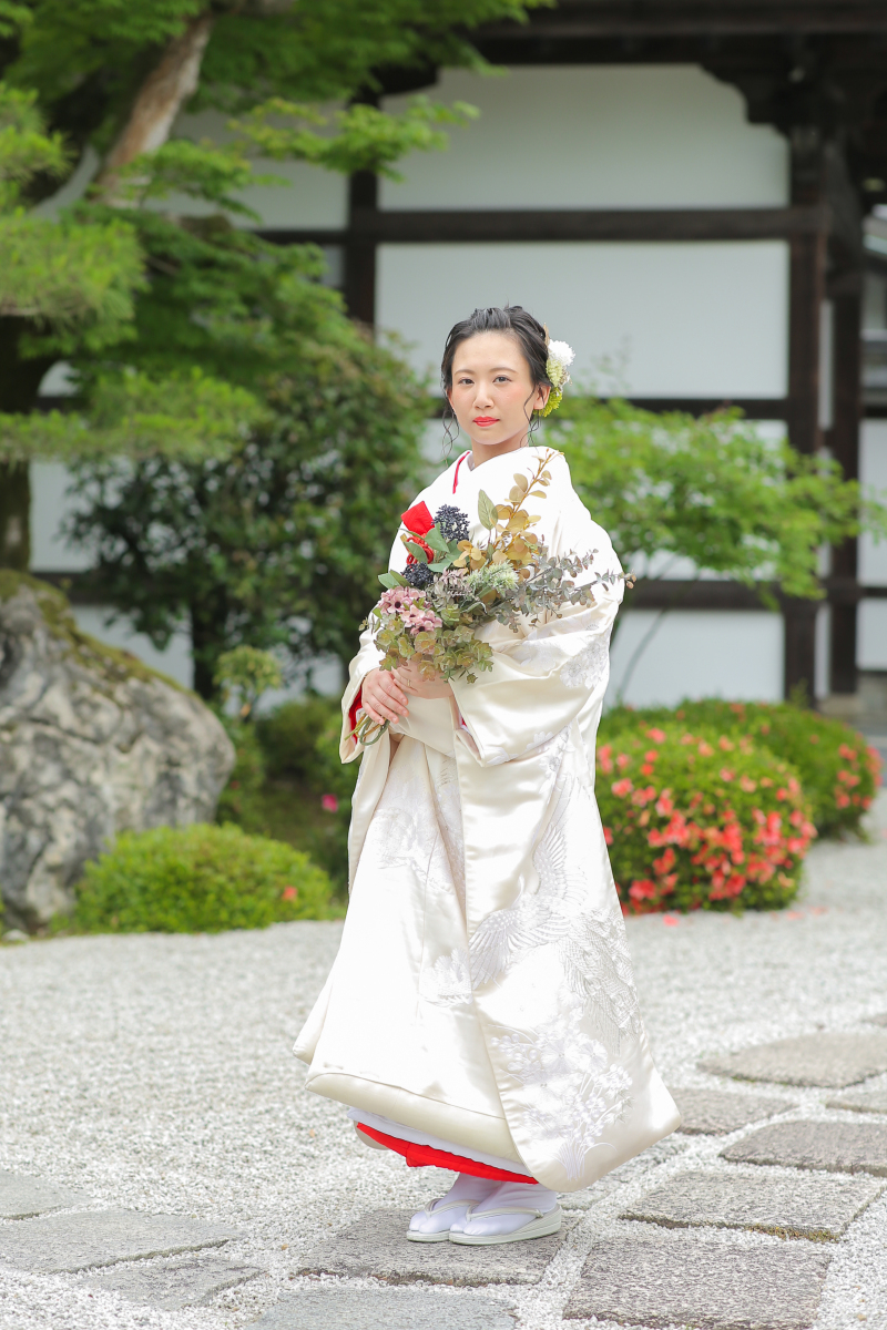 赤ライン綿帽子＋赤ライン掛下