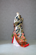 N-468【小梅に鶴】