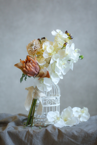 アンティークブーケ⑤(胡蝶蘭)