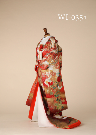 WI-035h【流水紅白鶴】