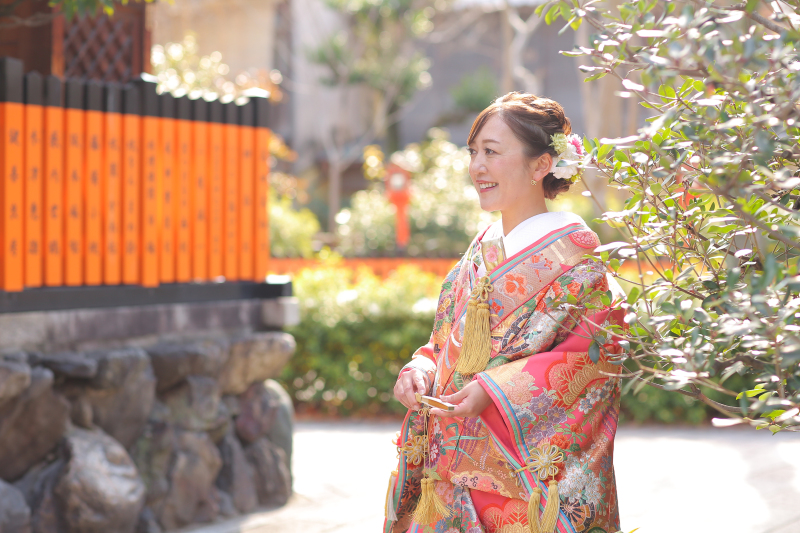 新婦様の目線の先には...?