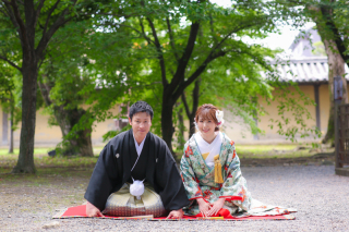 東寺で新緑ロケ