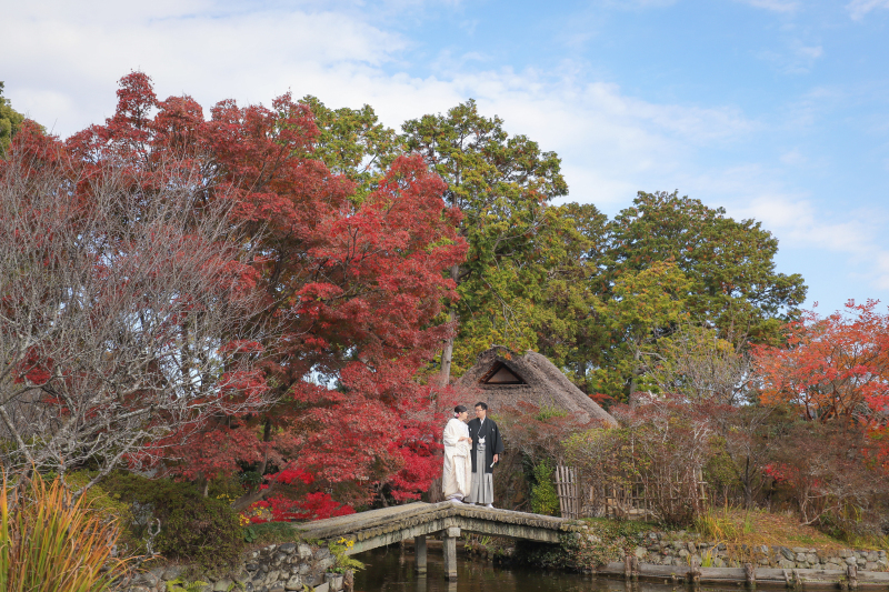 広いお庭をふたり占め!
