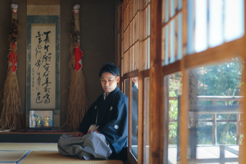 新郎様の見つめる先..