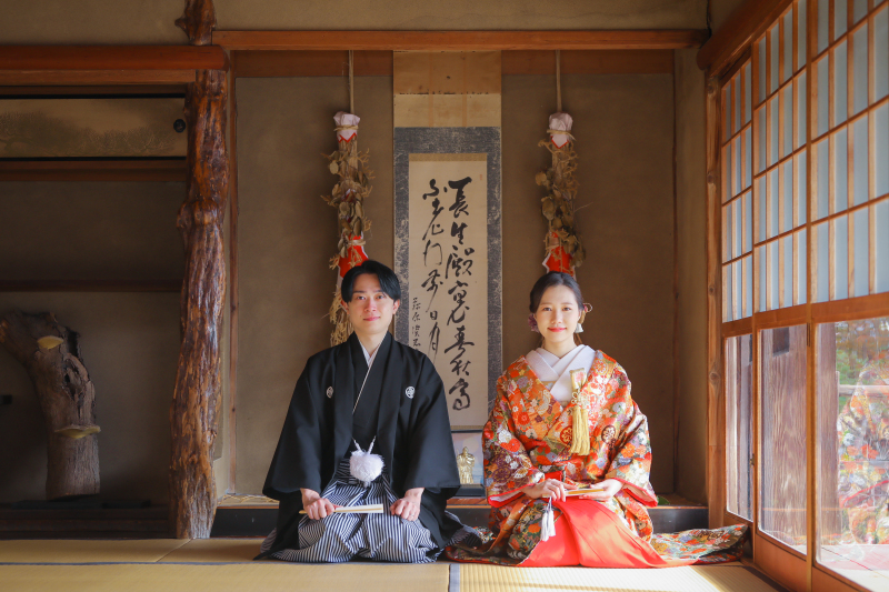 和室でお正座ショット