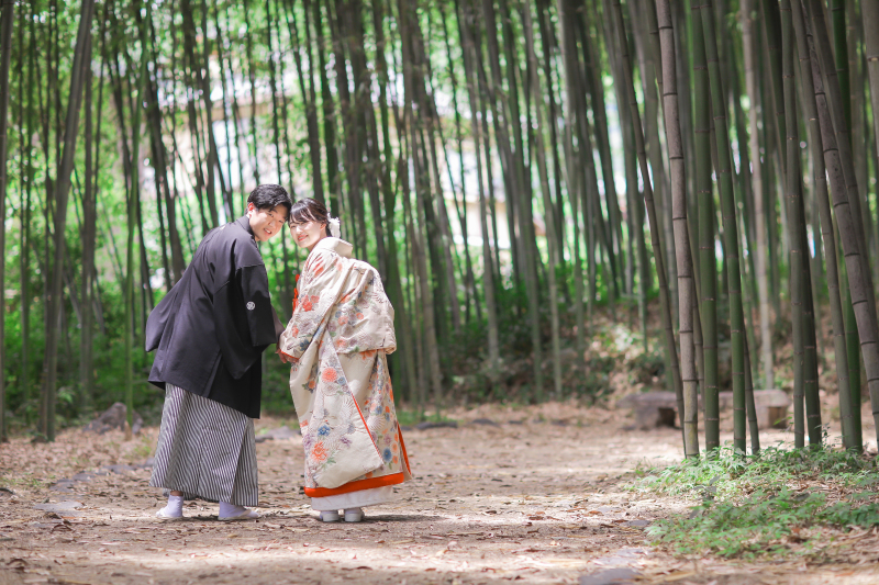 竹林にて