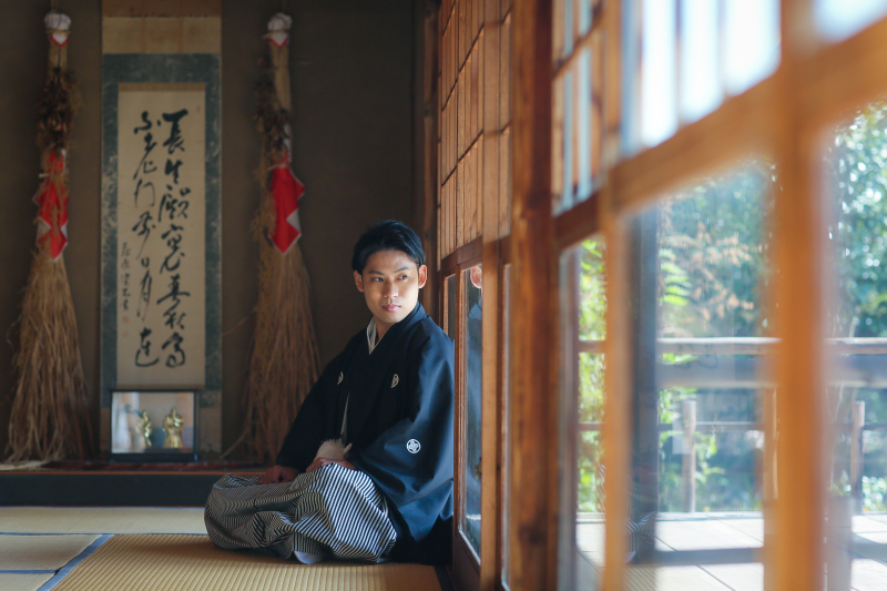 新郎様の見つめる先..