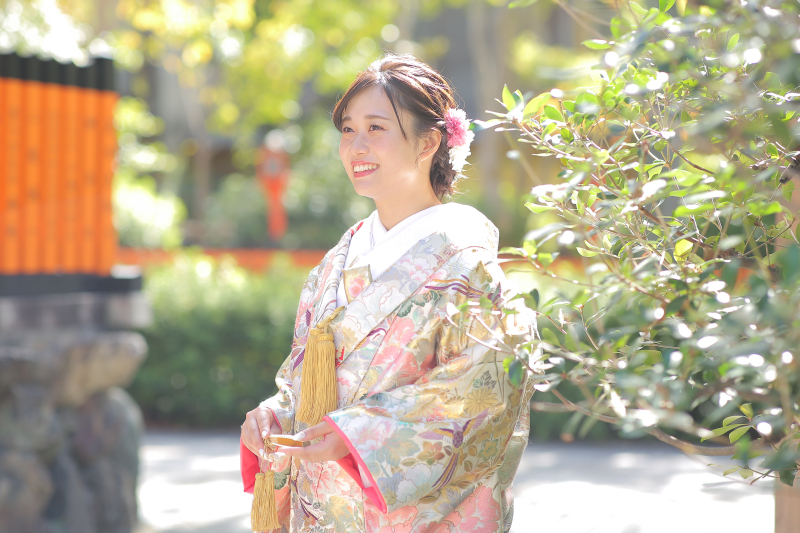 打掛のチョイスが◎