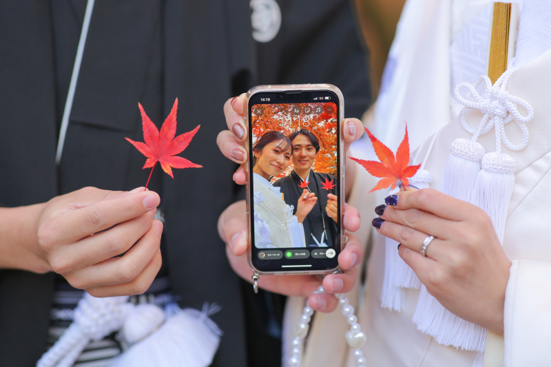 スマホ写真withもみじ