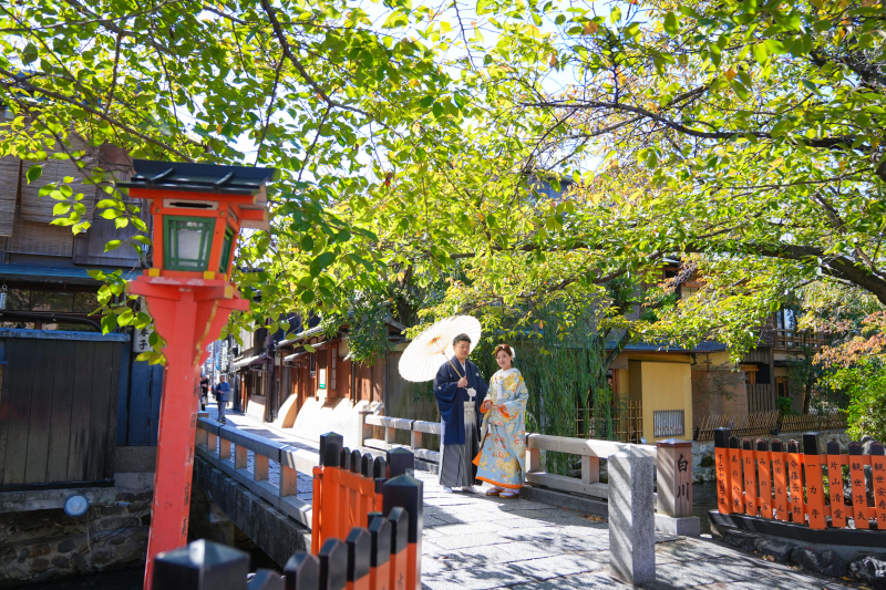 巽橋での贅沢な1枚