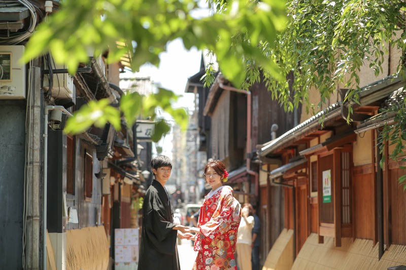 季節によって変わる祇園白川