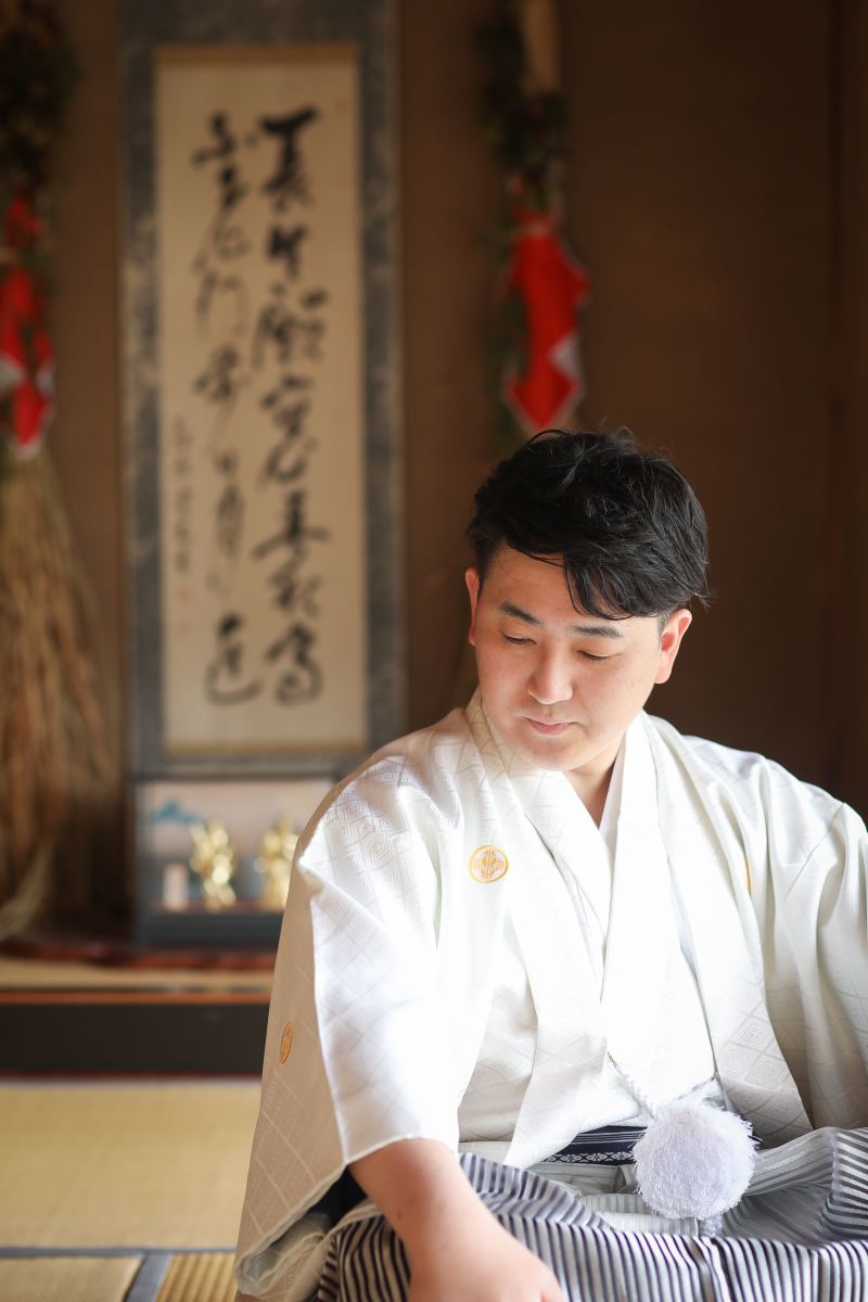 続いてはご新郎様ソロショット