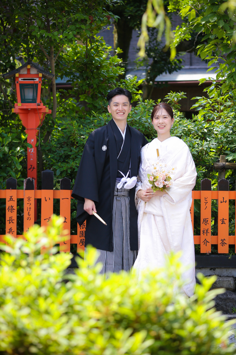 ブーケと一緒に