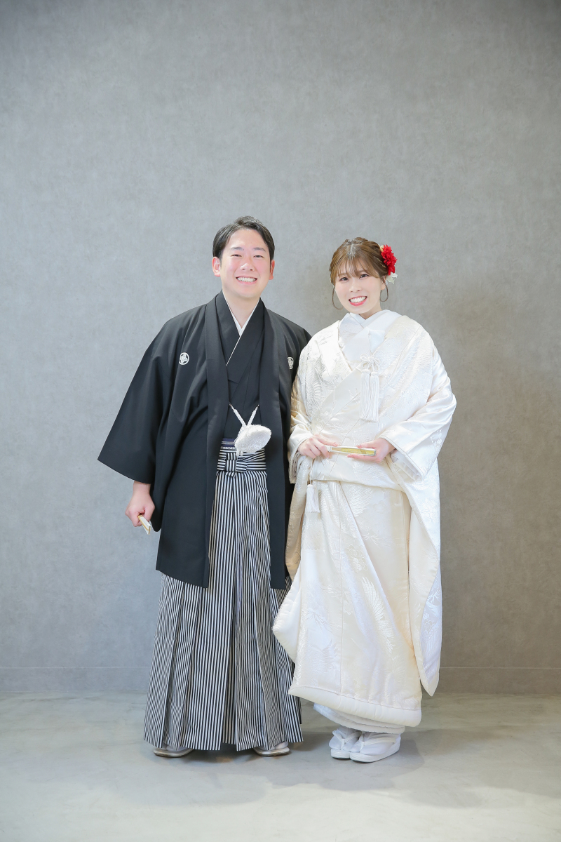 出発前に白無垢撮影☆彡