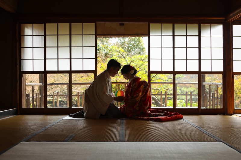 紙風船を使って