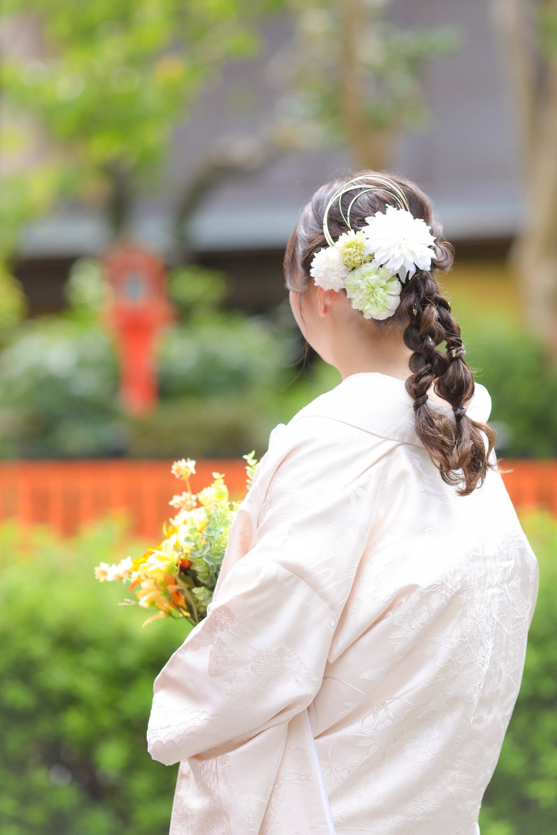 新婦様ヘアアレンジ