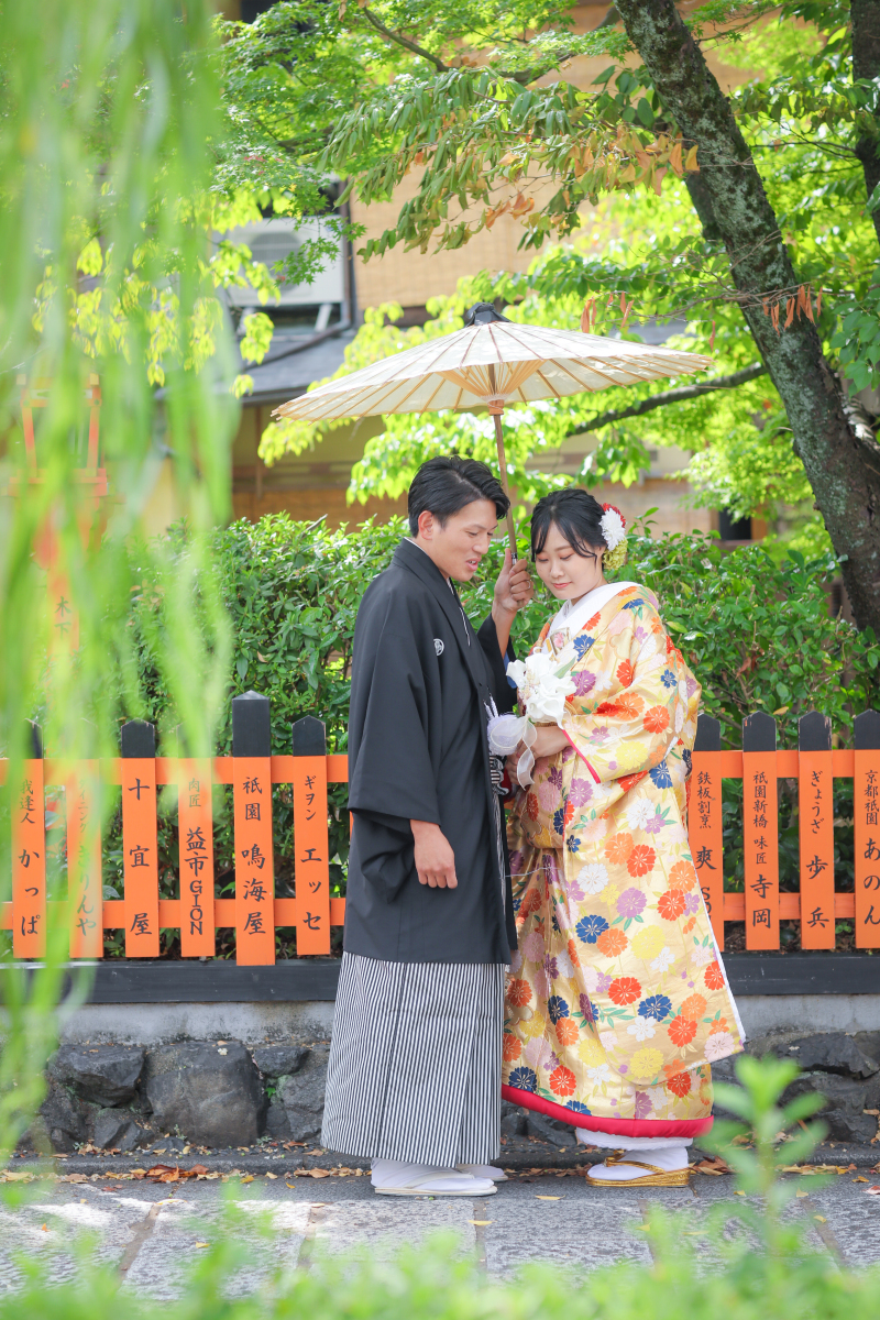 ロケ地の祇園白川に到着⋰ ⋱⋰