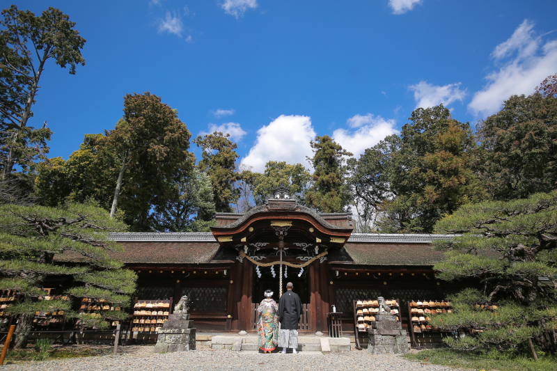 青空の下で撮影スタート!