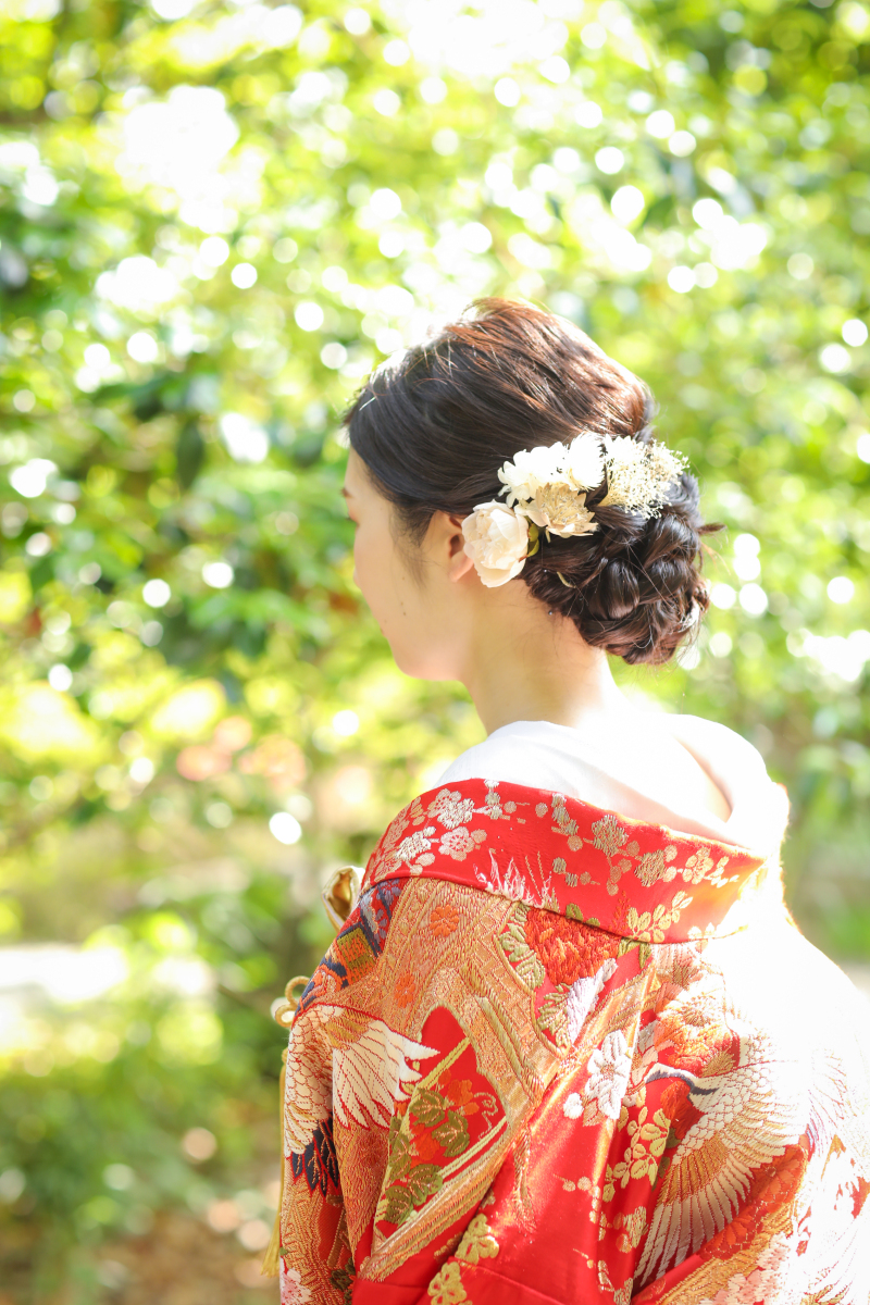 新婦様ヘアセットಇ