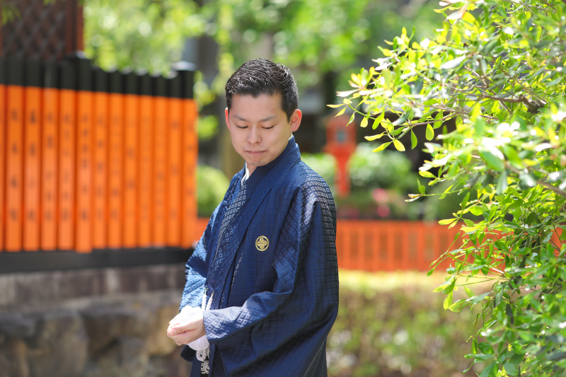 ご新郎様のソロショット