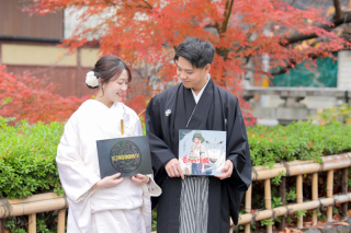 紅葉の下で一緒に語りながら✧*｡