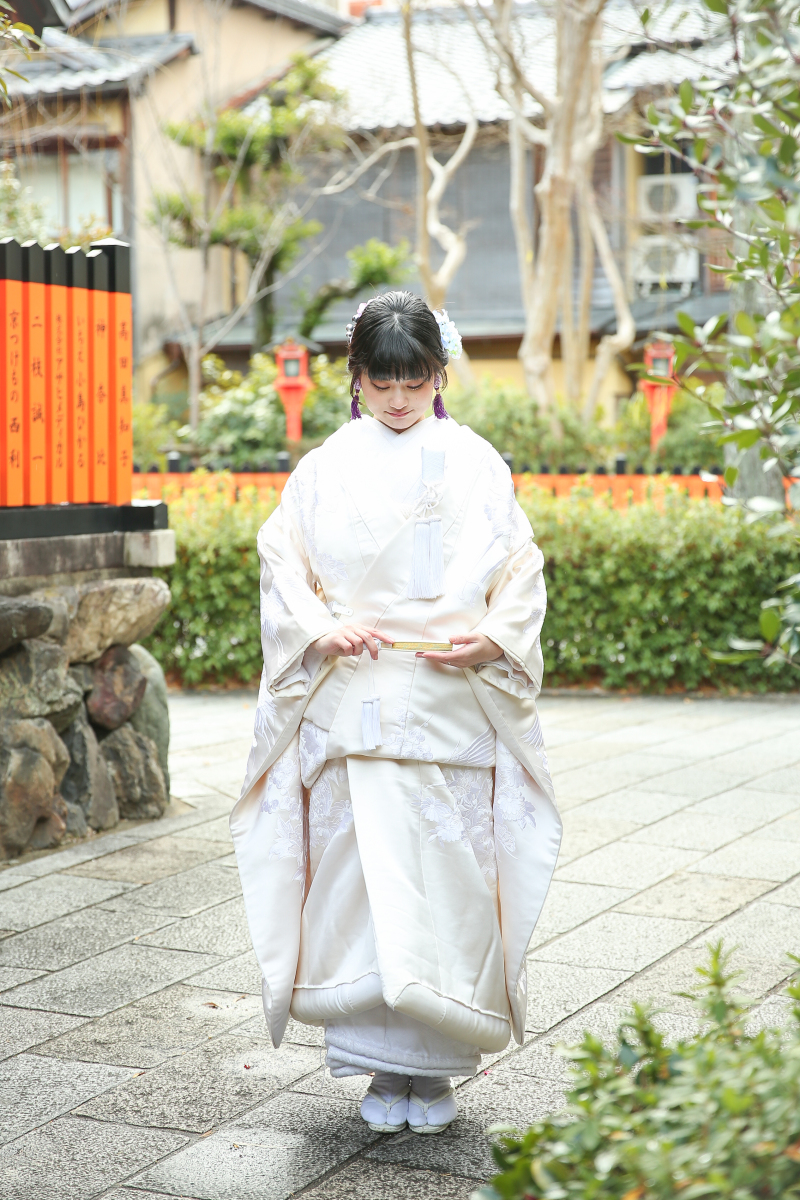 白無垢が美しい新婦様