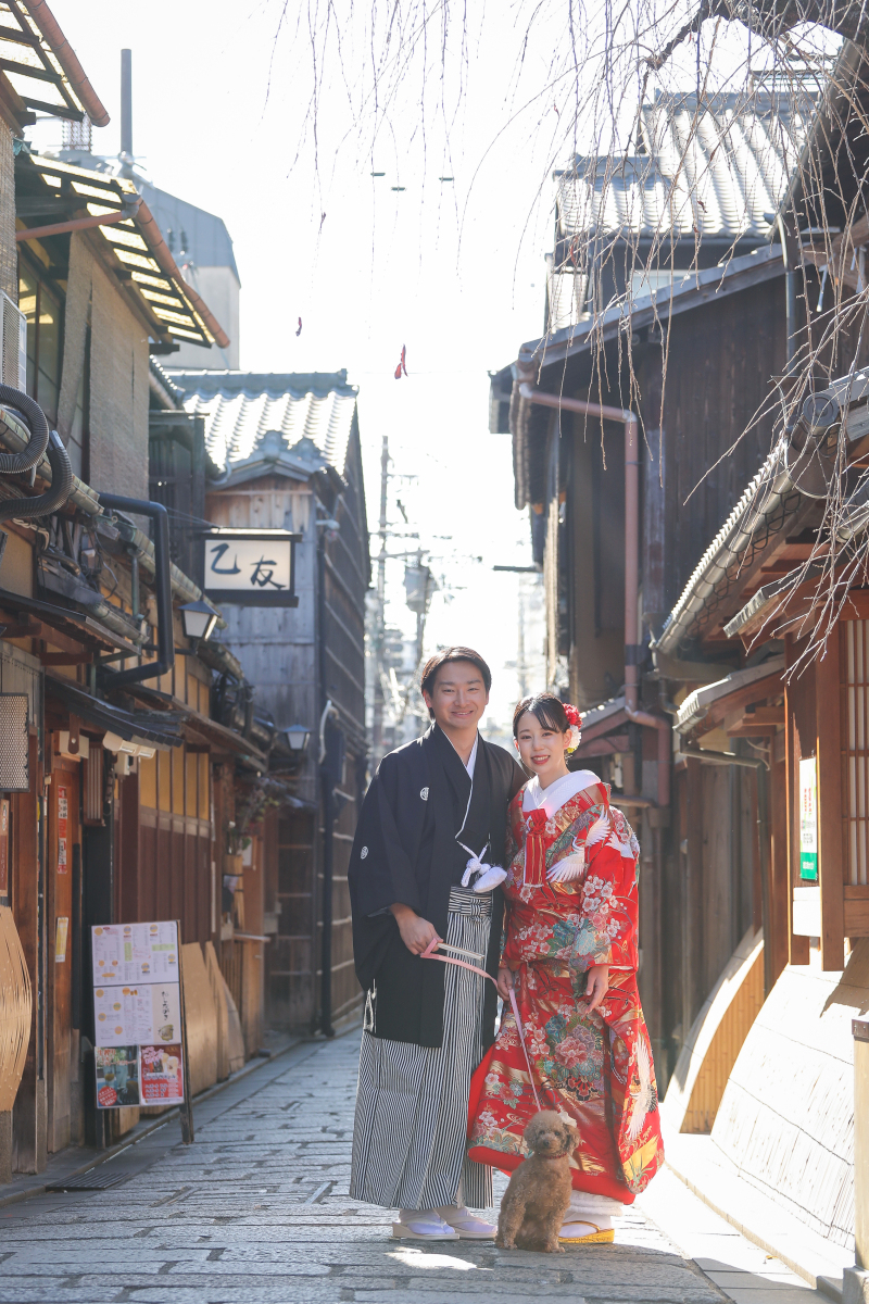 結びの1枚もスリーショット♡