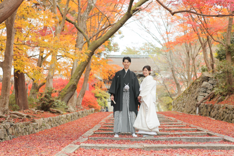 紅葉の名所、毘沙門堂