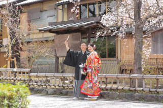 桜咲く祇園白川にて☆彡