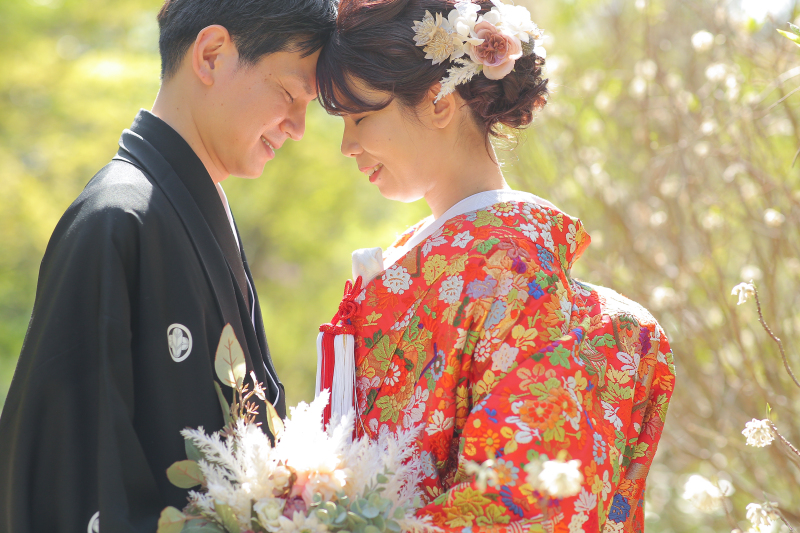 おでこ合わせ…