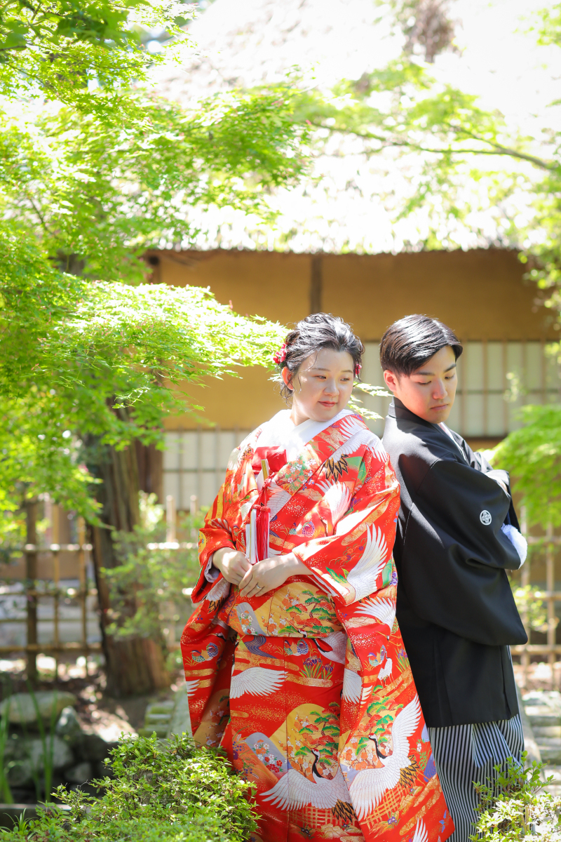 おふたりの表情もお天気も100点!