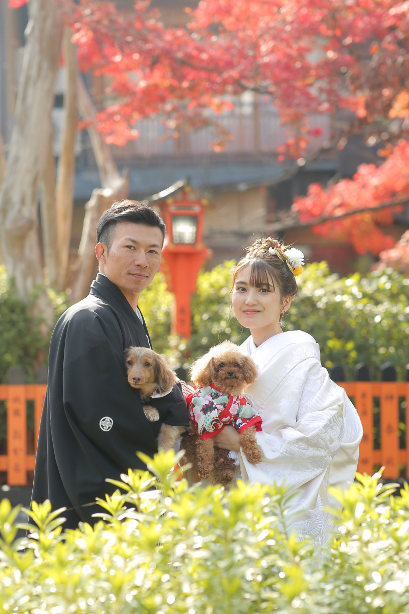 結びの1枚は家族写真✺