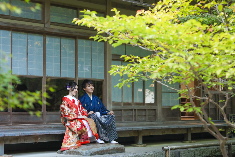 縁側でほっこり.:*