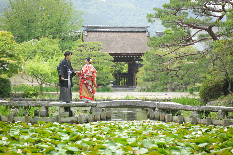 侘びた風情が広がる神苑