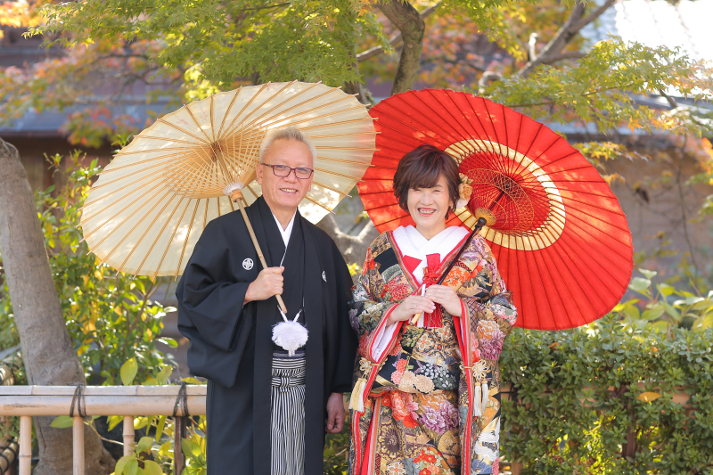 そんな仲睦まじいおふたりの撮影日は