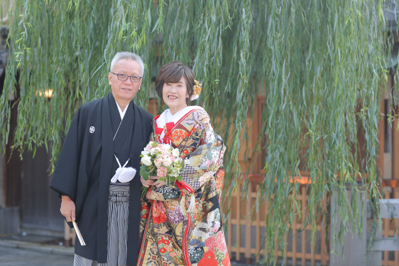 本日の撮影場所「祇園白川」に到着!