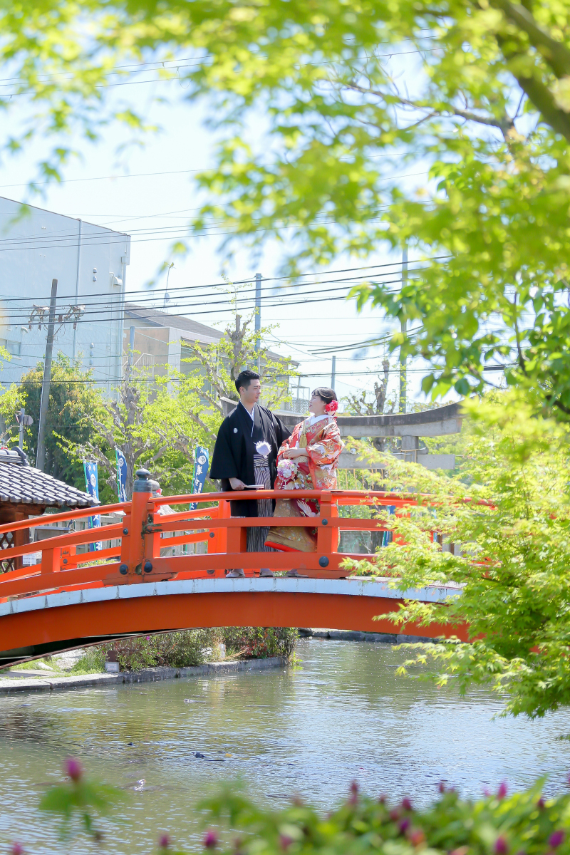 シンボルの太鼓橋