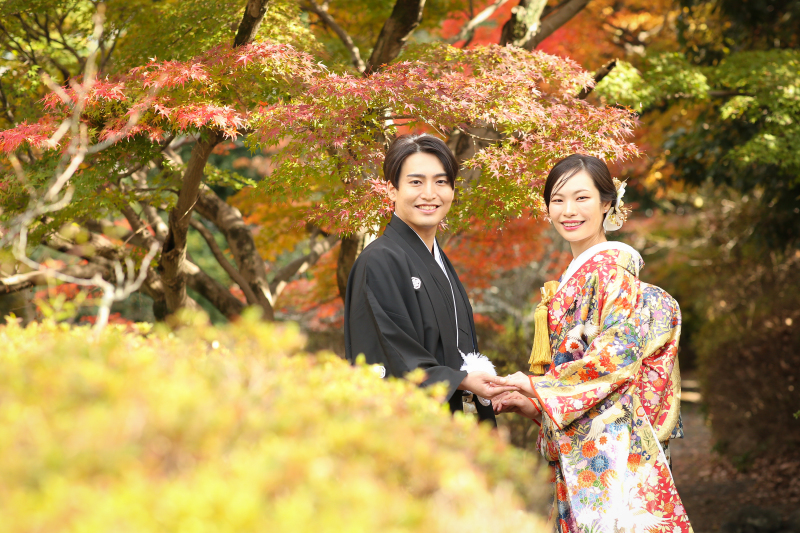 秋の庭園ロケ˖°*