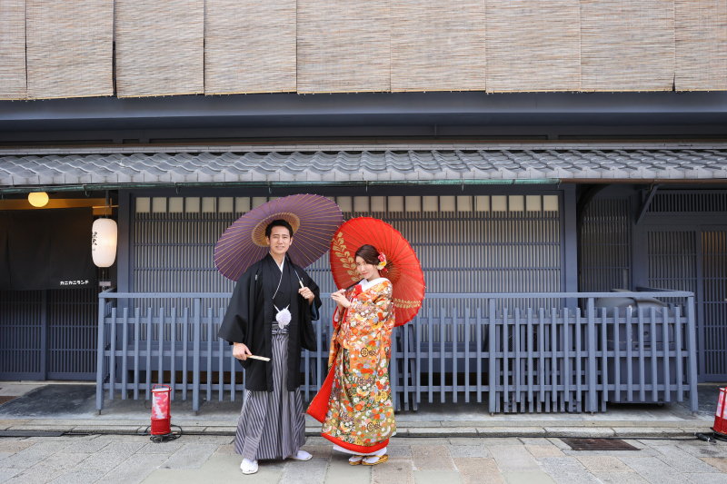 色打掛【N-465/市松小袖文】