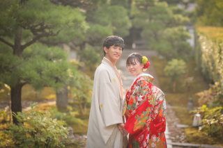 静かな庭園の佇まい✧